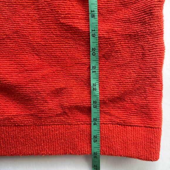 Free People Tomato Red Ottoman Slouchy Tunic Sweater Size Small - Picture 5 of 8
